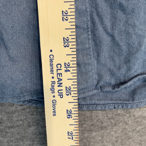 Eddie Bauer Mens Large Long Sleeve Button Down Shirt Gray Cotton - Picture 6 of 13